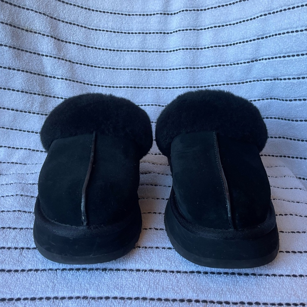Ugg Platform Disquette Slipper Black Size 9